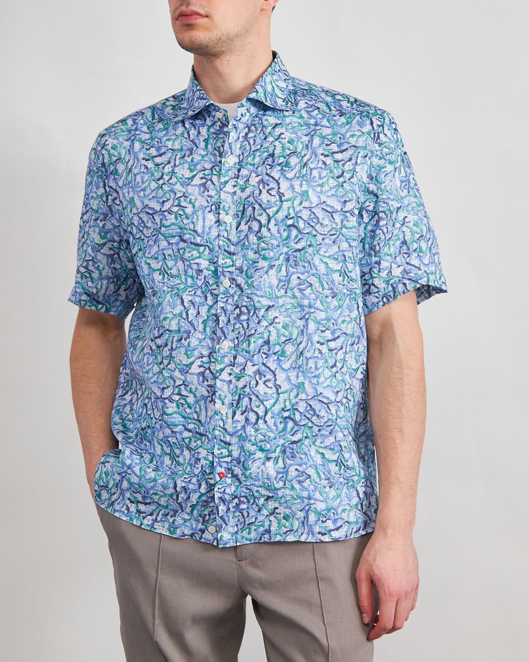 Купить Рубашка с коротким рукавом ISAIA