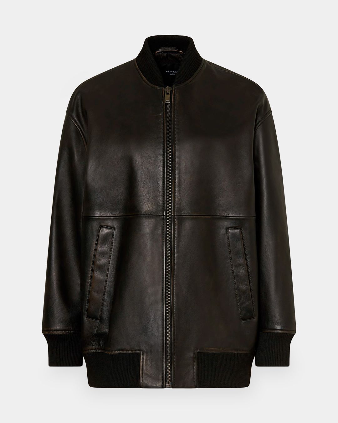 Купить Куртка кожаная WEEKEND MAX MARA