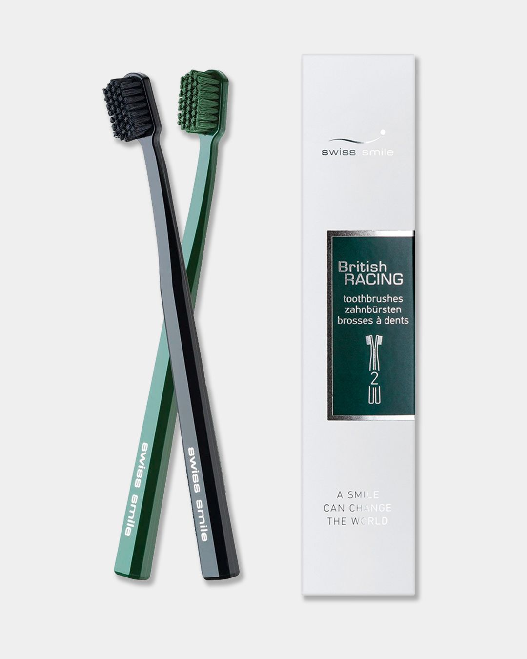 Купить Набор бритиш рейсинг зеленая/черная SWISS SMILE