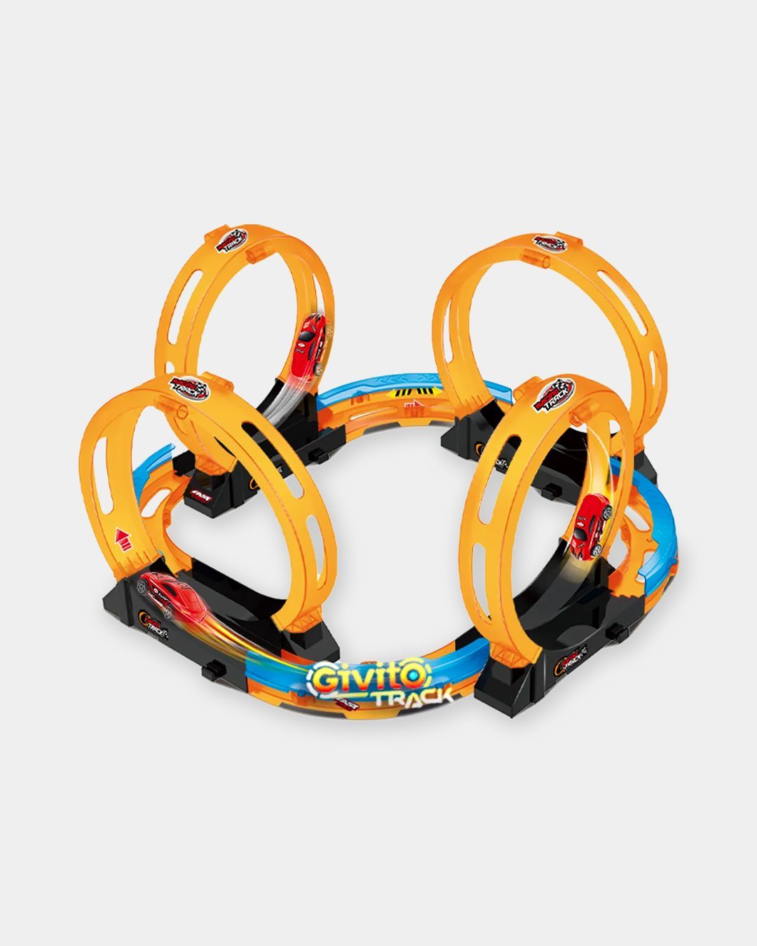 Купить Гоночный трек с инерционной машинкой 23 детали GIVITO