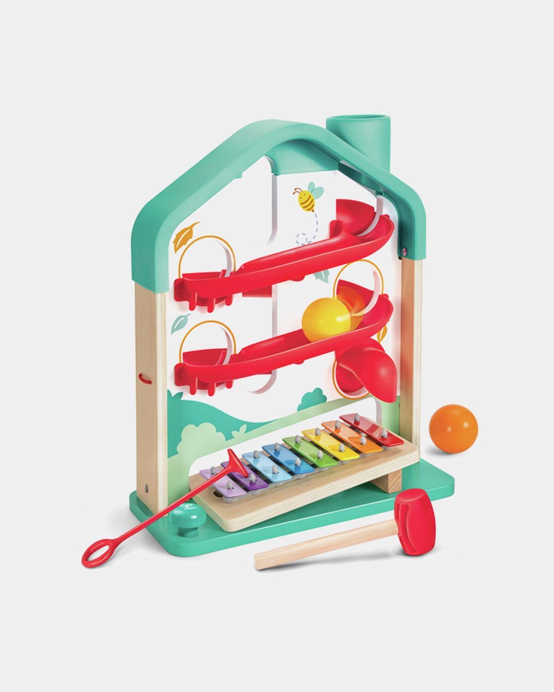 Купить Горка для шариков в виде домика HAPE