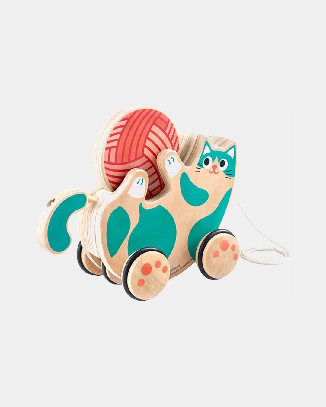 Купить Каталка-погремушка игривый котенок HAPE