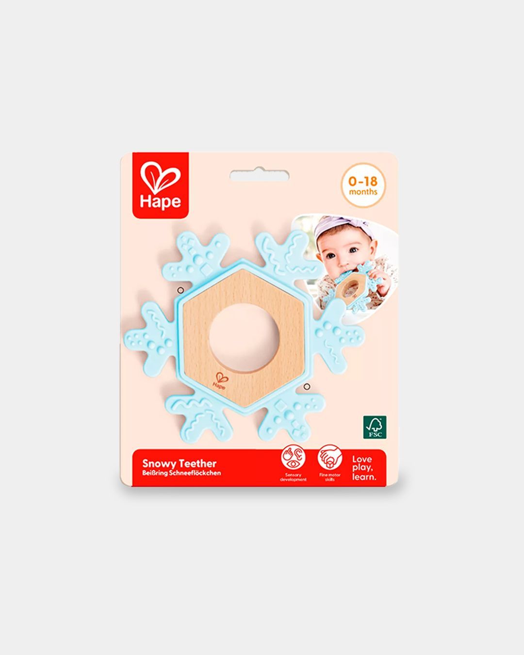Купить Развивающая игрушка малышам  снежинка HAPE