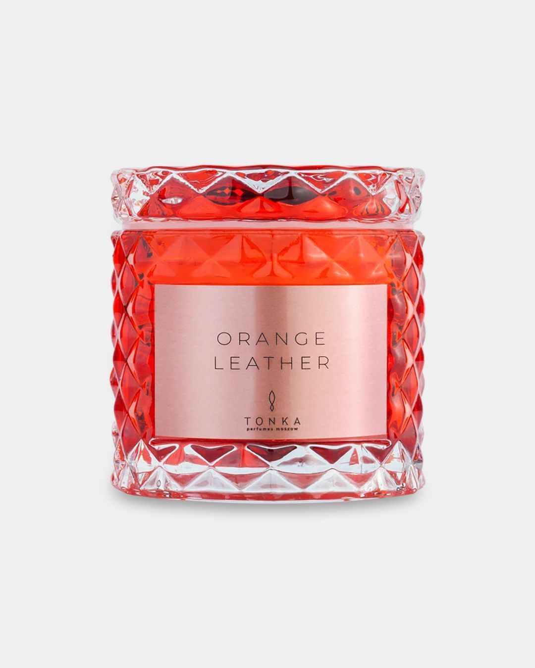 Купить Свеча  орандж лезер стакан оранжевый тубус TONKA