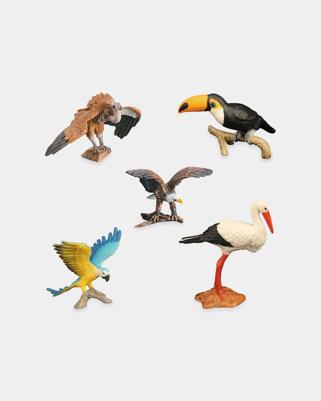 Купить Фигурки орел, попугай ара, аист, тукан, стервятник MASAI MARA