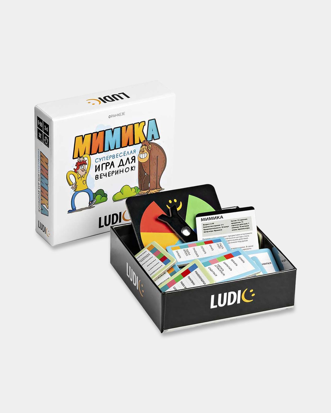 Купить Карточная настольная игра мимика LUDIC