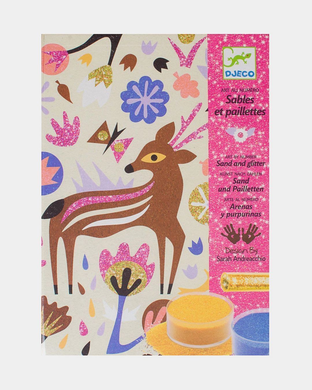 Купить Набор цветного песка лес страны чудес DJECO