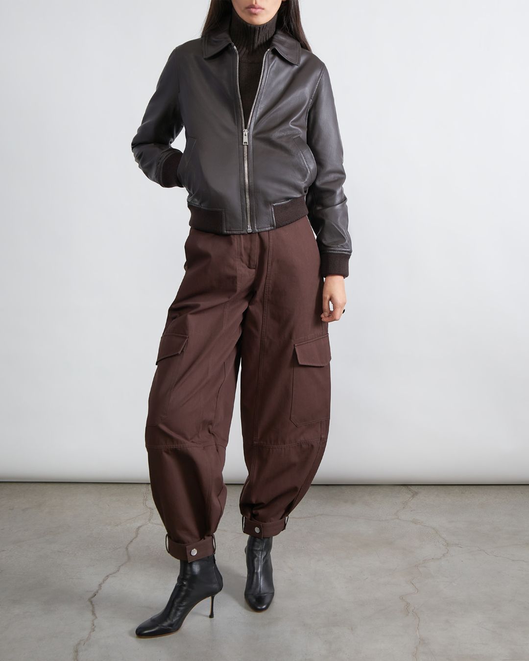 Купить Куртка кожаная YVES SALOMON