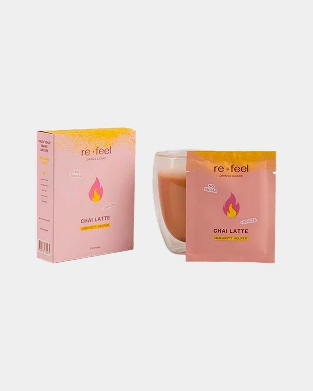 Купить Чай-латте с чагой и специями RE-FEEL