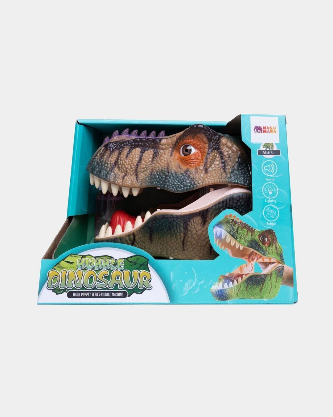 Купить Тираннозавр мир динозавров на руку коричневый MASAI MARA