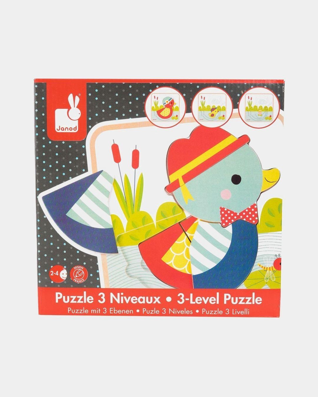 Купить Пазл-вкладыш утята JANOD