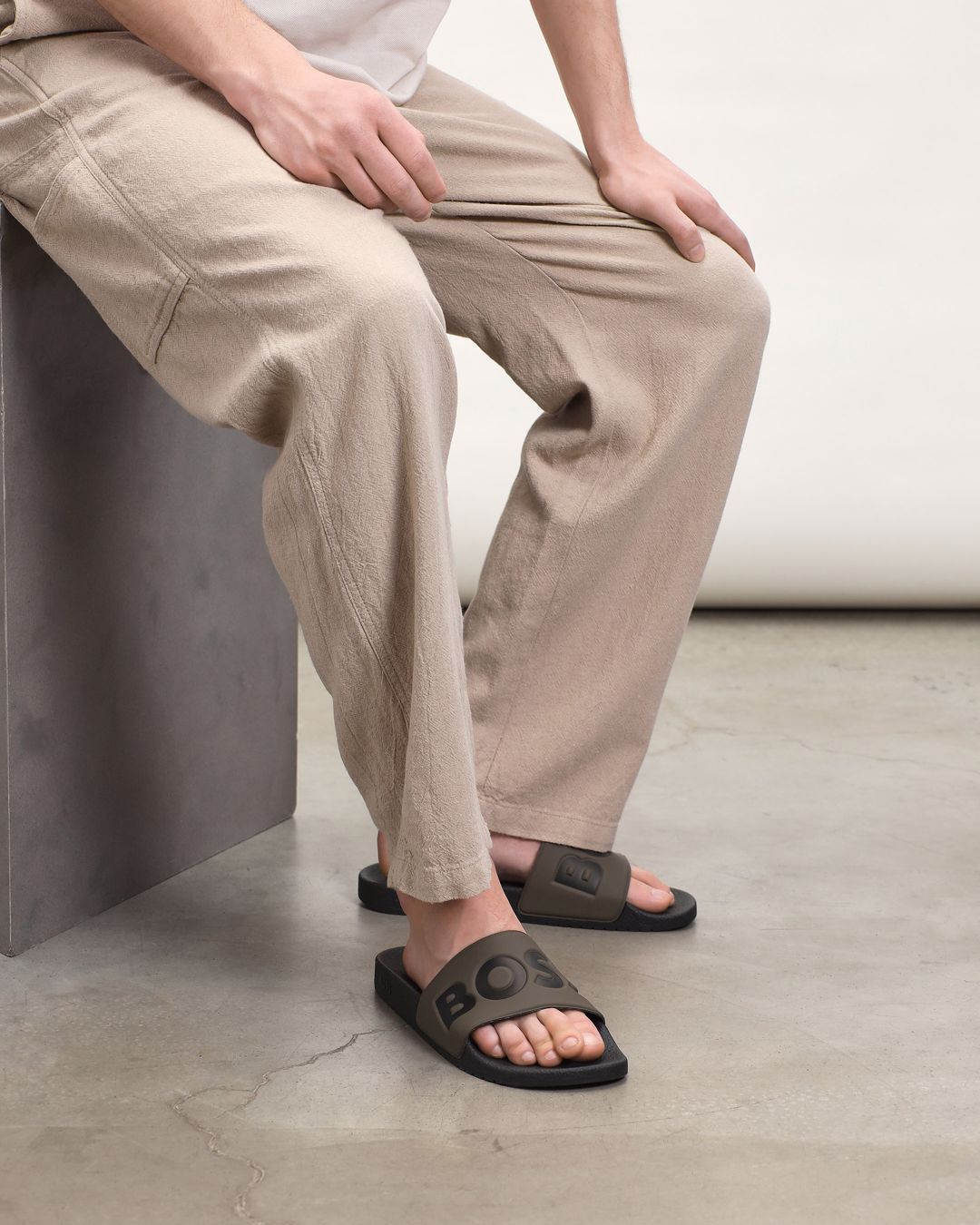 Купить Шлепки HUGO BOSS