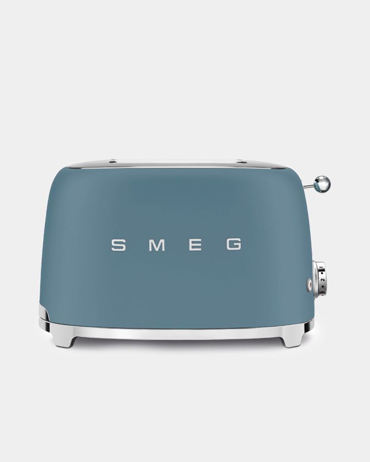 Купить Smeg tsf01sbmeu тостер на 2 ломтика, цвет синий шт SMEG