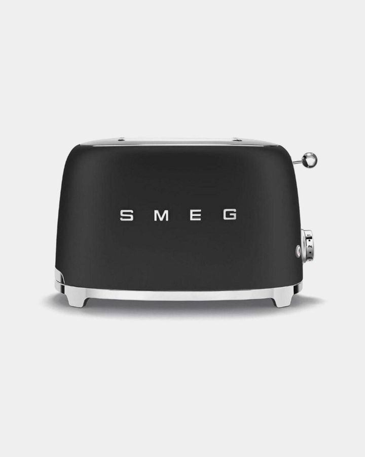 Купить Тостер на 2 ломтика матовый черный SMEG