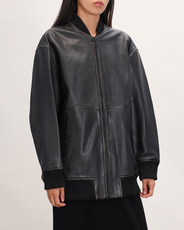 Купить Куртка кожаная WEEKEND MAX MARA 2525446031600 WOMEN цвет