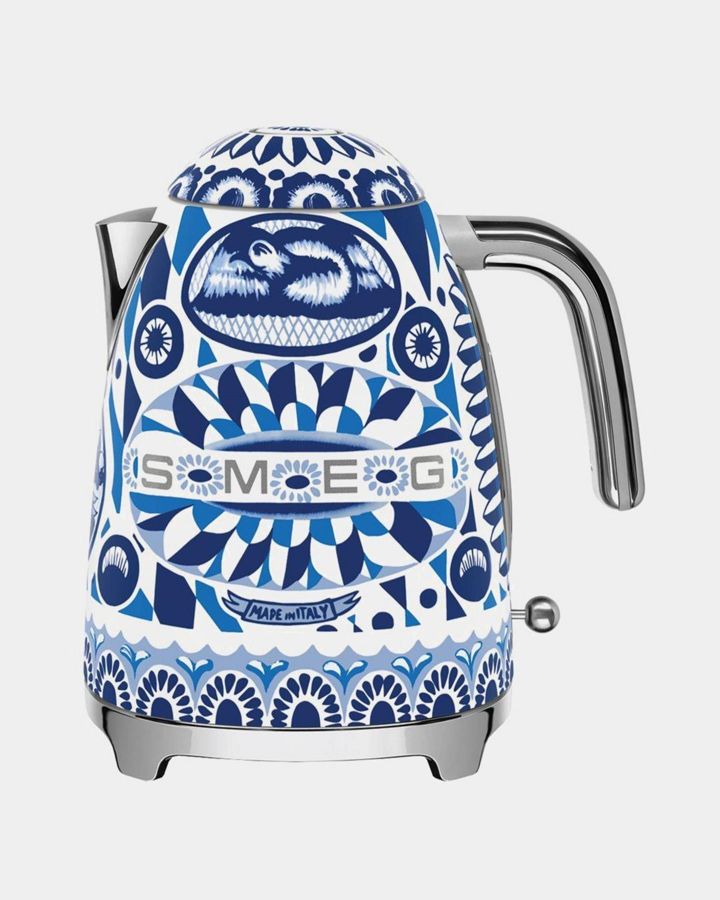 Купить Чайник электрический, d&g blu mediterraneo SMEG