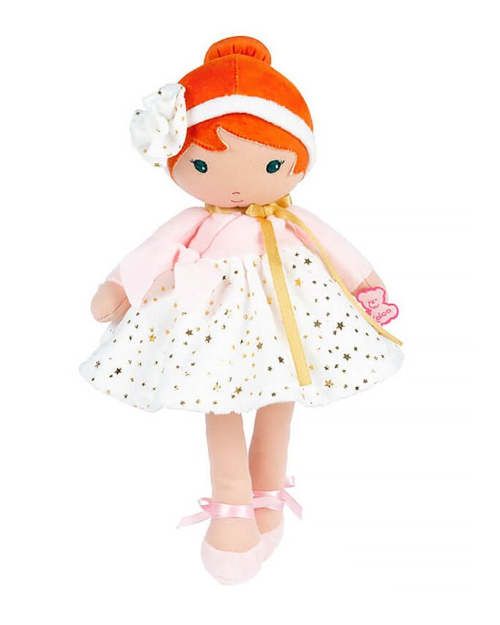 Купить Текстильная кукла valentine в розовом платье 25 см Kaloo