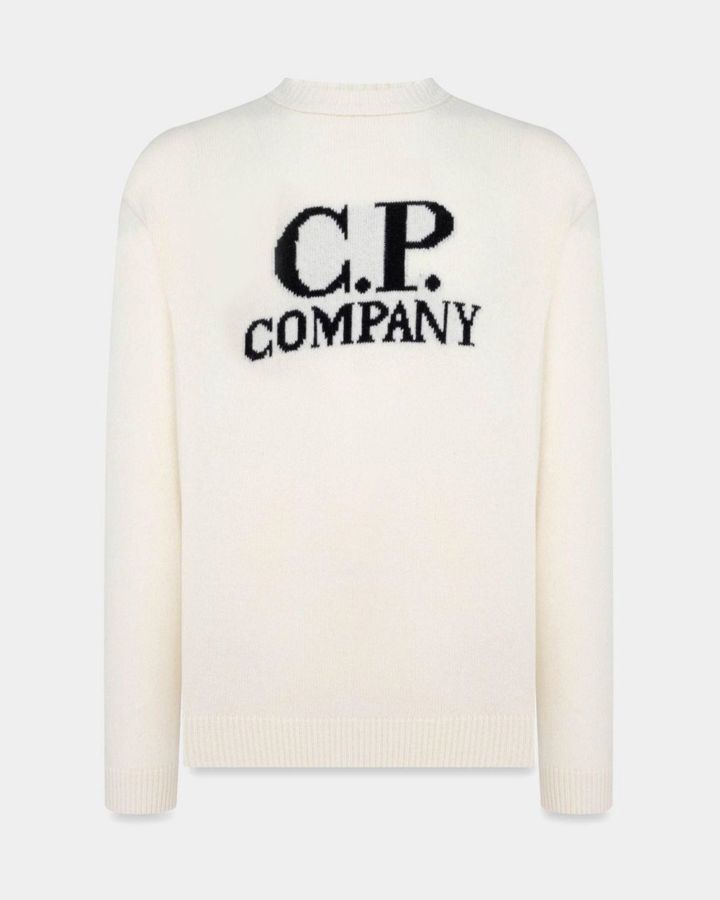 cp company logo jumper