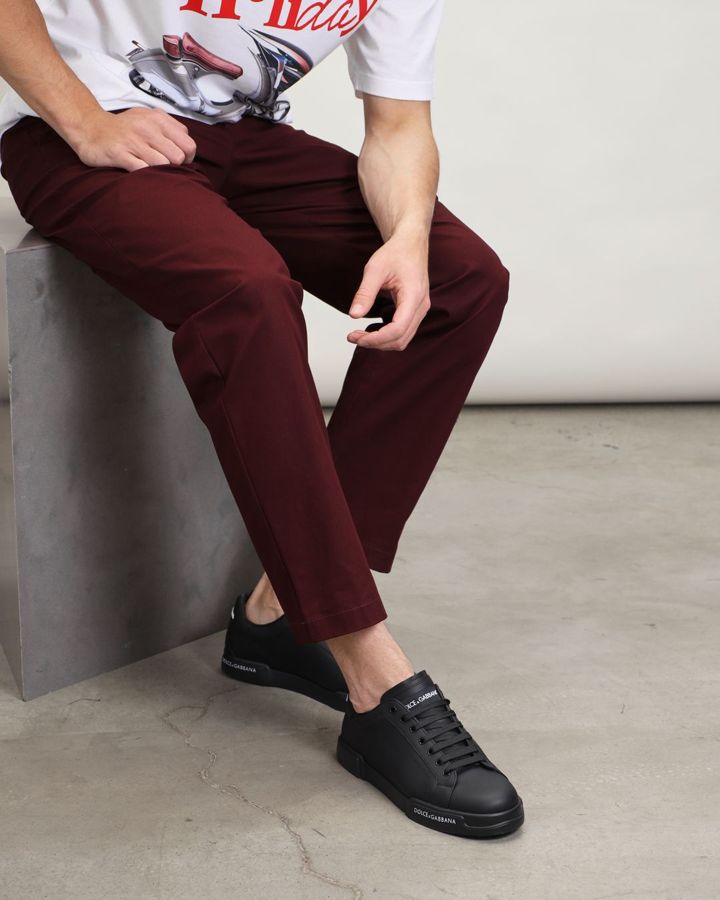 Купить Кеды DOLCE & GABBANA CS2332 AA335 8B956 MEN цвет ЧЁРНЫЙ ...