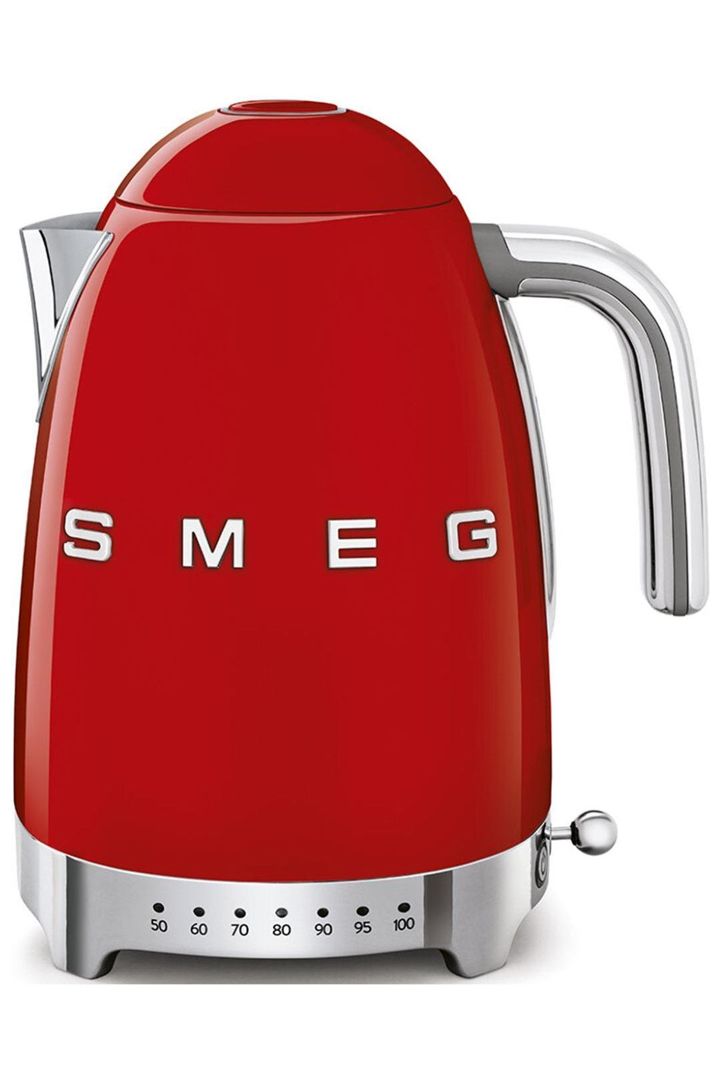 Купить Чайник с регулируемой температурой красный SMEG