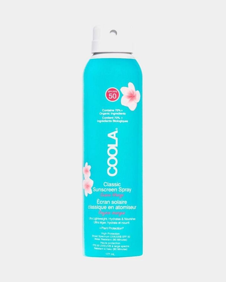 Купить Солнцезащитный спрей для тела "гуава-манго" spf 50 COOLA