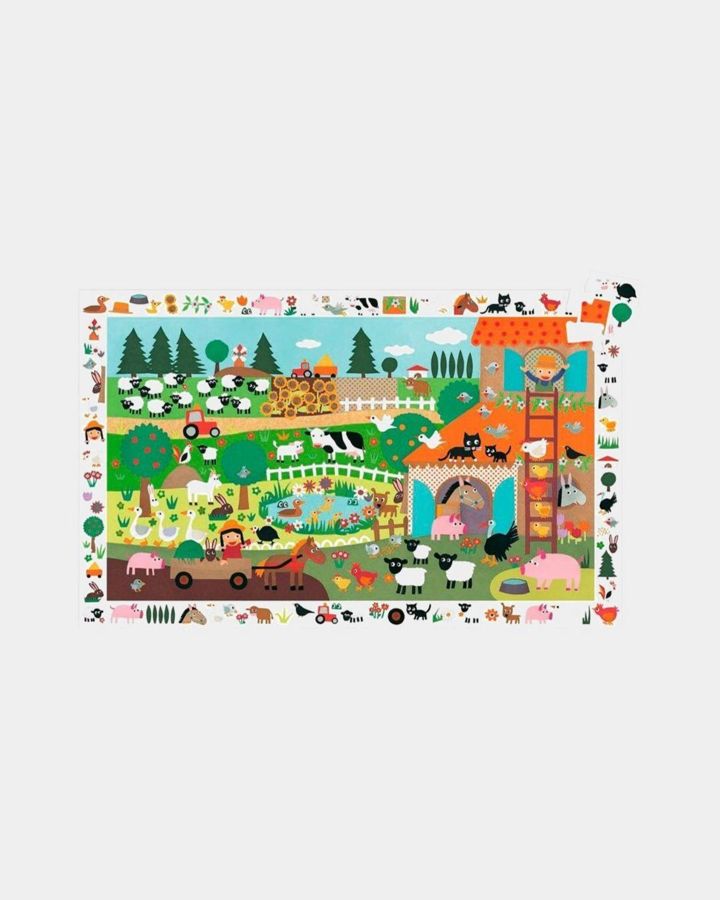 Купить Пазл серии observation puzzles ферма 35 дет. DJECO