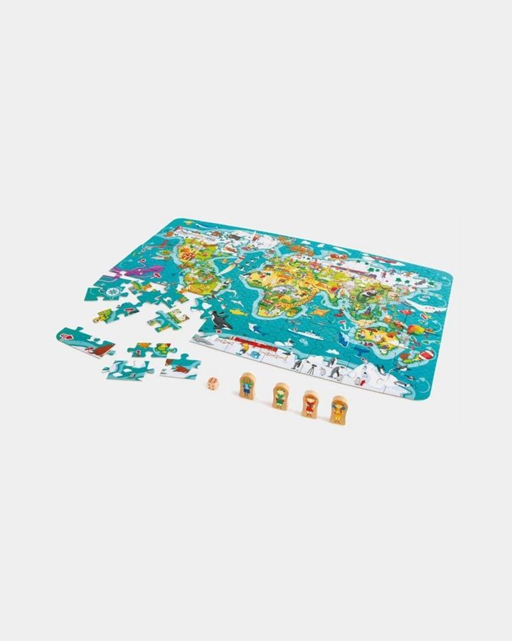 Купить Головоломка карта мира HAPE