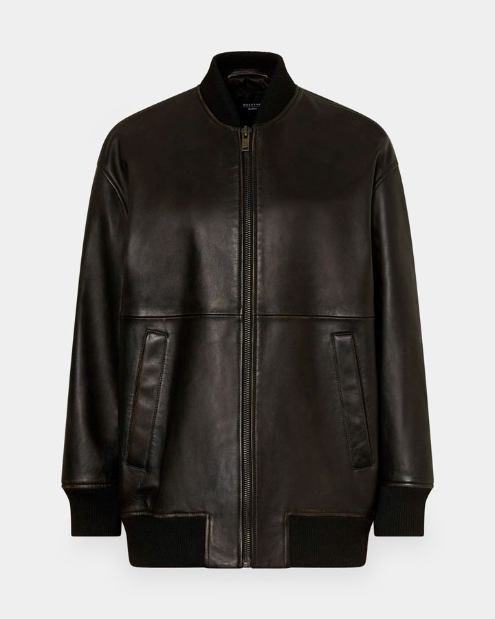 Купить Куртка кожаная WEEKEND MAX MARA 2525446031600 WOMEN цвет