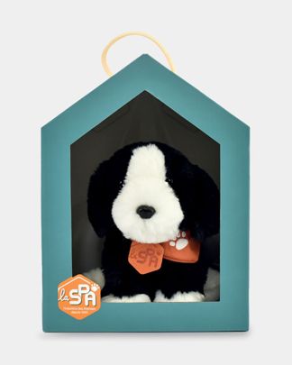 Купить Собака черно-белая 25 см HISTOIRE D’OURS