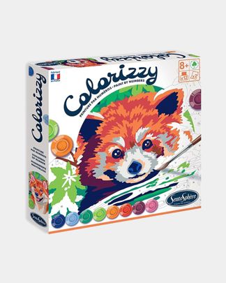 Купить Раскраска по цифрам красная панда и сиба ину SENTOSPHERE