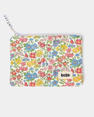 Купить Косметичка плоская принт flower lover средняя m Boja