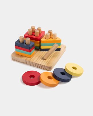 Купить Головоломка играем вместе танграмм и сортер HAPE