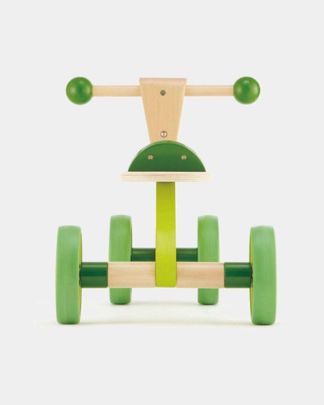 Купить 4-х колесный скутер каталка ралли зеленый HAPE