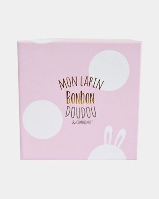 Купить Игрушка-погремушка в форме пинетки заяц розовый DOU DOU ET COMPAGNIE