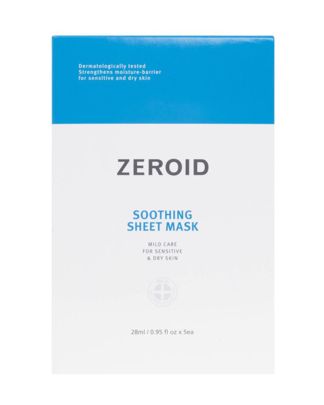 Купить Набор тканевых масок для чувствительной кожи лица ZEROID