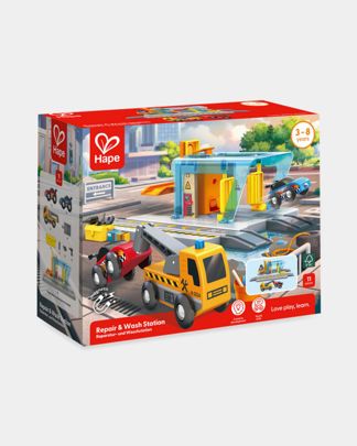 Купить Игровой набор "железная дорога" автомойка HAPE