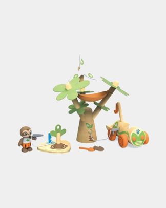 Купить Набор для мини-дома машинки и фигурки HAPE