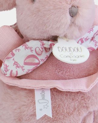 Купить Музыкальная мягкая игрушка с принтом розовая DOU DOU ET COMPAGNIE