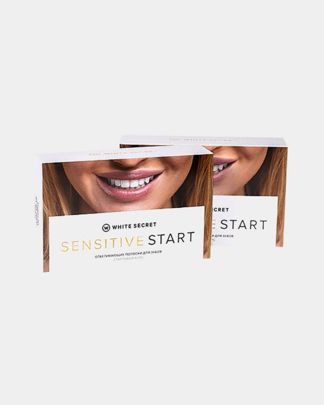 Купить Отбеливающие полоски sensitive start WHITE SECRET