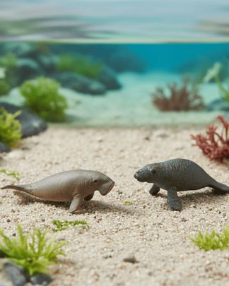 Купить Набор фигурок животных морские обитатели KONIK