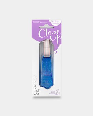 Купить Держатель для соски голубой CURAPROX