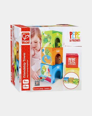 Купить Игрушка кубики-пирамида башня дружбы HAPE