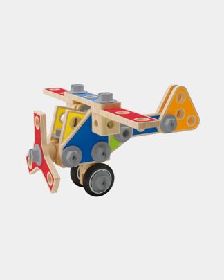 Купить Детский деревянный конструктор мастер 62 элемента HAPE