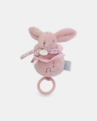 Купить Музыкальная мягкая игрушка с принтом розовая DOU DOU ET COMPAGNIE