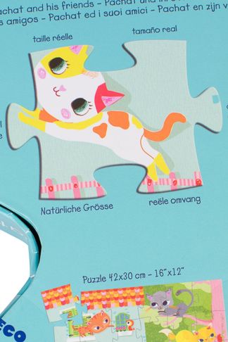 Купить Пазл котенок и друзья DJECO