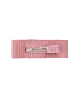 Купить Заколка-зажим "layered bow", средняя, розовая MILLEDEUX
