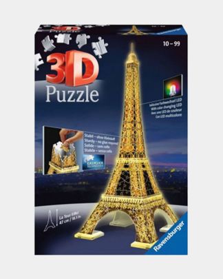 Купить 3d пазл ночная эйфелева башня 216 эл RAVENSBURGER