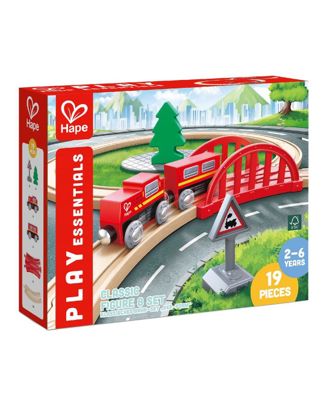 Купить Деревянная железная дорога классический набор HAPE