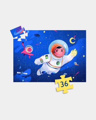Купить Пазл астронавт на луне 36 дет. DJECO