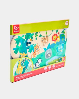 Купить Головоломка вкладыши дикие животные HAPE